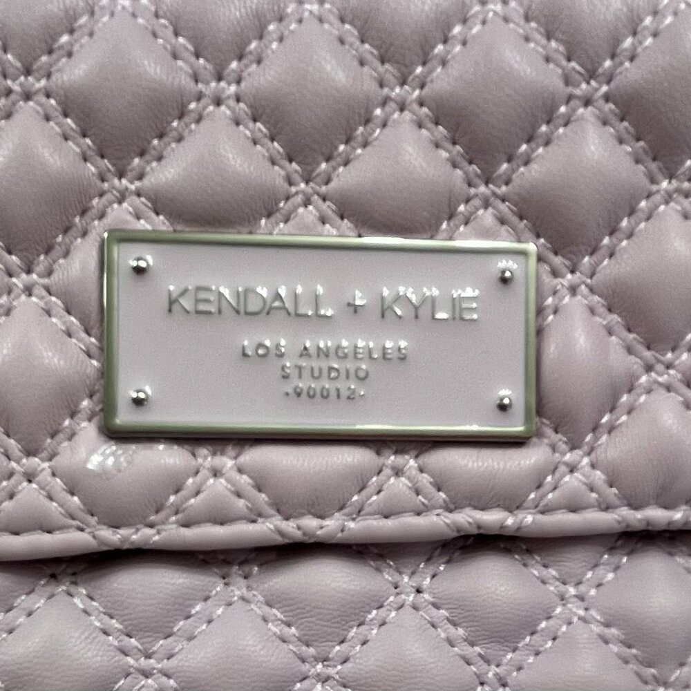 Kendall & Kylie SM Quilted Crossbody Bag In Rose Blush Pink - Chain Strap - NWT - Picture 7 of 9